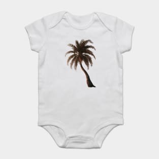 A Single Palm Tree Baby Bodysuit